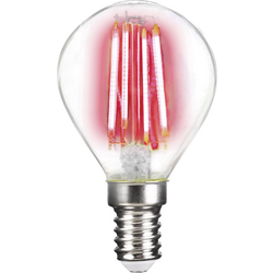 LightMe LM85310 LED Energetická třída (EEK2021) G (A - G) E14 kapkový tvar 4 W červená (Ø x d) 45 mm x 78 mm vlákno 1 ks
