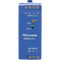TDK-Lambda  DRB50-24-1  síťový zdroj na DIN lištu    24 V/DC  2.1 A  50.4 W  Počet výstupů:1 x    Obsahuje 1 ks