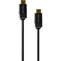 Belkin HDMI kabel Zástrčka HDMI-A, Zástrčka HDMI-A 1.00 m černá HDMI0017-1M  HDMI kabel