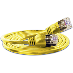 Slim Wirewin PKW-LIGHT-STP-K6 2.0 GE RJ45 síťové kabely, propojovací kabely CAT 6 U/FTP 2.00 m žlutá  1 ks