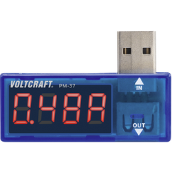 VOLTCRAFT PM-37 USB měřič proudu digitální CAT I Displej (counts): 999