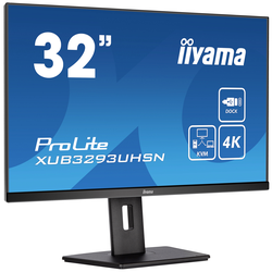 Iiyama ProLite LED monitor Energetická třída (EEK2021) G (A - G) 80 cm (31.5 palec) 3840 x 2160 Pixel16:94 msHDMI™, DisplayPort, na sluchátka (jack 3,5 mm),