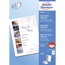 Avery-Zweckform Superior Inkjet Paper 2579-100  papír do inkoustové tiskárny A4 150 g/m² 100 listů bílá