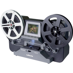 Reflecta Super 8 Normal 8 filmový skener 1440 x 1080 Pixel  pro film Super 8, normální svitkové filmy 8, TV výstup, se zásuvkou pro paměťová média, displej, digitalizace bez PC