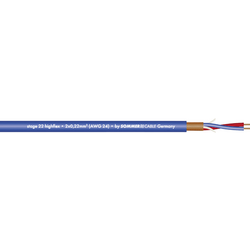 Sommer Cable 200-0002 mikrofonový kabel  2 x 0.22 mm² modrá metrové zboží