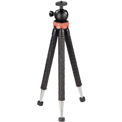 Hama Traveller Pro trojnohý stativ 1/4palcové min./max.výška=23 - 105 cm černá, stříbrná, červená pro chytré telefony a akční kamery