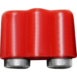 BELI-BECO 61/17rt mini laboratorní zásuvka spojka, rovná Ø pin: 2.6 mm červená 1 ks