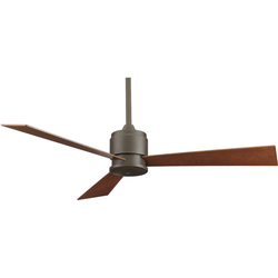 Fanimation Zonix SN stropní ventilátor  (Ø) 132 cm Barva listu: třešeň, ořechová Barva pouzdra: niklová (satinovaná)