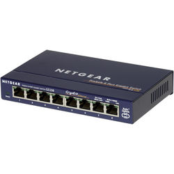 NETGEAR  NE000005  GS108GE  síťový switch  8 portů  1 GBit/s