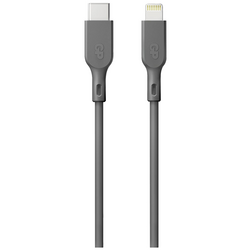GP Batteries Nabíjecí kabel USB USB 2.0 USB-C ® zástrčka, Apple Lightning konektor 1.00 m šedá  160GPCL1P-C1