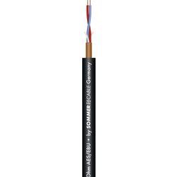 Sommer Cable 200-0371 mikrofonový kabel  2 x 0.14 mm² černá metrové zboží