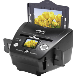 Reflecta 3in1 Scanner skener diapozitivů, skener fotografií, skener negativů 1800 dpi digitalizace bez PC, displej, se zásuvkou pro paměťová média