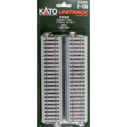 H0 Kato Unitrack 2-130 rovná kolej 174 mm 4 ks