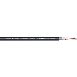 Sommer Cable 200-0101 mikrofonový kabel  2 x 0.25 mm² černá metrové zboží