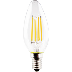 Müller-Licht 400396 LED Energetická třída (EEK2021) F (A - G) E14 svíčkový tvar 4.9 W = 40 W teplá bílá   1 ks