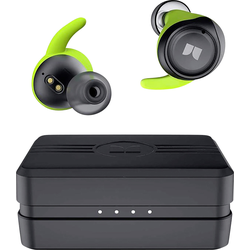 Monster Champion  špuntová sluchátka Bluetooth®  černozelená  headset, odolné vůči potu, odolná vůči vodě