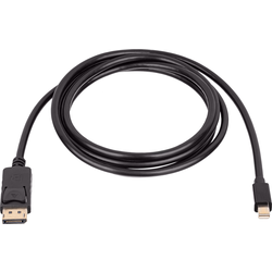 Akyga kabel Konektor DisplayPort, Mini DisplayPort konektory 1.8 m černá AK-AV-15 Kabel DisplayPort