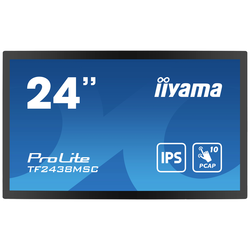 Iiyama 23,8 Bonded PCAP dotykový monitor Energetická třída (EEK2021): E (A - G) 60.5 cm (23.8 palec) 1920 x 1080 Pixel 16:9 5 ms HDMI™, DisplayPort, USB 3.2