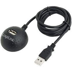 LogiLink USB kabel USB 2.0 USB-A zásuvka, USB-A zástrčka 1.50 m CU0013B