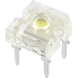 HuiYuan 9355W2C-HSB-B LED s vývody  bílá kulatý 3 mm 2250 mcd 120 ° 20 mA