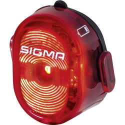 Sigma sada zpětných světel na kolo NUGGET II  napájeno akumulátorem červená, černá