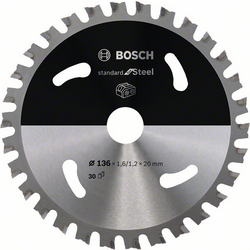 Bosch Accessories 2608837746 pilový kotouč 136 x 20 mm Počet zubů (na palec): 30 1 ks