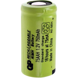 GP Batteries GP75AAH speciální akumulátor 2/3 AA Flat-Top  Ni-MH 1.2 V 750 mAh