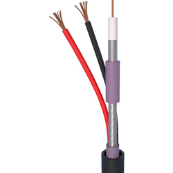 ELAN 83101 AV kabel  2 x 1 mm² černá metrové zboží