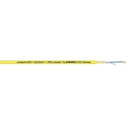 Sommer Cable 200-0407 audio kabel  2 x 0.22 mm² žlutá metrové zboží
