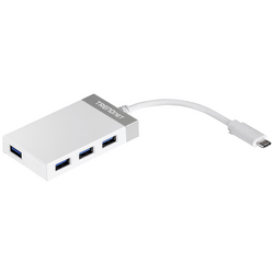 TrendNet TUC-H4E 4 porty USB kombinovaný hub  šedá