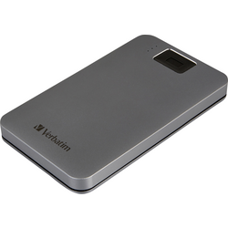 Verbatim Executive Fingerprint Secure 1 TB externí HDD 6,35 cm (2,5") USB 3.2 Gen 1 (USB 3.0) šedá 53652