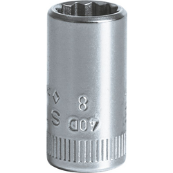 Stahlwille 40 D 8 01030008 Dvojitý šestiúhelník vložka pro nástrčný klíč 8 mm     1/4" (6,3 mm)