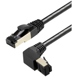 Maxtrack TI 48-5 L RJ45 síťové kabely, propojovací kabely  S/FTP 5.00 m černá  1 ks