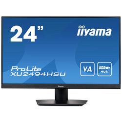 Iiyama XU2494HSU-B2 LED monitor 60.5 cm (23.8 palec) Energetická třída (EEK2021) E (A - G) 1920 x 1080 Pixel Full HD 4 ms USB, HDMI™, DisplayPort, na sluchátka (jack 3,5 mm) VA LED