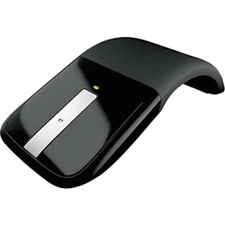 Microsoft Arc Touch Mouse Bezdrátová myš bezdrátový optická černá 2 tlačítko 2400 dpi dotyková plocha