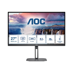 AOC Value-Line Q27V5N/BK LED monitor 68.6 cm (27 palec) 2560 x 1440 Pixel 16:9 4 ms VA LED