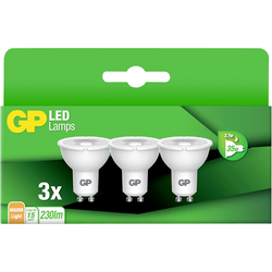 GP Batteries 740GPGU10087427B3 LED Energetická třída (EEK2021) F (A - G) GU10 žárovka 3.7 W teplá bílá (Ø x d) 50 mm x 55 mm  3 ks