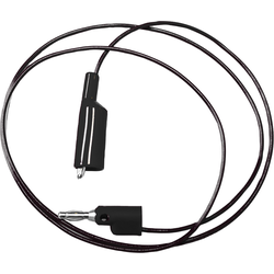 Mueller Electric BU-2030-A-60-0 měřicí kabel [banánková zástrčka 4 mm - krokosvorky] 1.5 m, černá, 1 ks