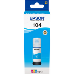 Epson Ink EcoTank 104 originál  azurová C13T00P240