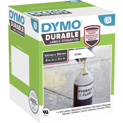 DYMO 2112287 etikety v roli 159 x 104 mm polypropylenová fólie bílá 200 ks permanentní  univerzální etikety, Adresní nálepky