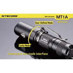 NiteCore Multi Task MT1A LED mini kapesní svítilna  na baterii 180 lm 60 h 55 g