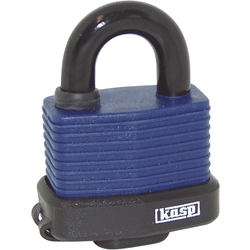 Kasp K13545D visací zámek 63 mm zámky s různými klíči   modrá na klíč