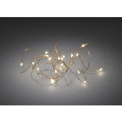 Konstsmide 1461-160 mikro světelný řetěz  vnitřní  na baterii Počet žárovek 40 LED teplá bílá Délka světel: 3.9 m