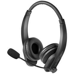 LogiLink BT0060 Počítače Sluchátka On Ear Bluetooth® stereo černá